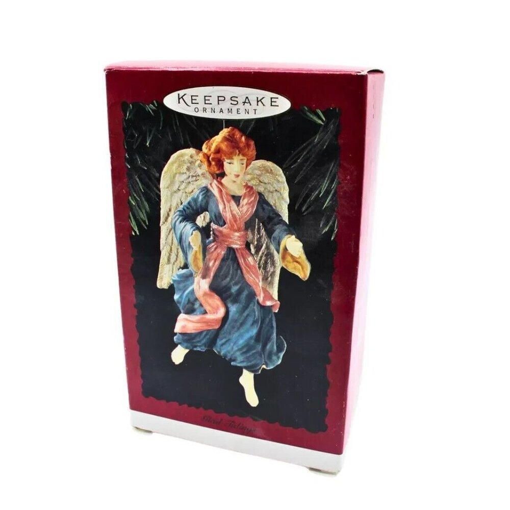 Hallmark Keepsake Ornament 1996 Glad Tidings Neapolitan Angel Christmas Lot of 2 - Picture 2 of 2